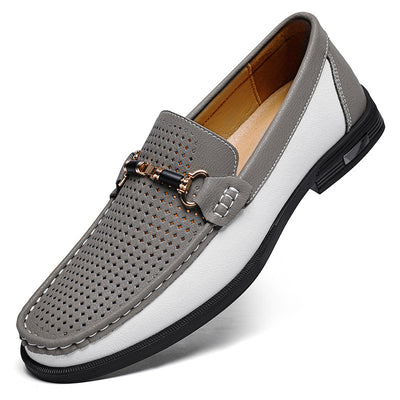 Mocasines de Cuero Genuino para Hombre Talla Grande 47 - Zapatos Casuales Cómodos - Image 8