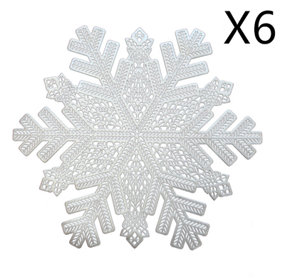 Tapete de Cocina Navideño Copos de Nieve - Image 7