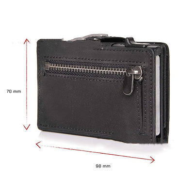 Billetera Monedero de Aluminio Plegable con Clip de Dinero - Image 6