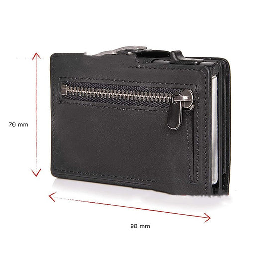 Billetera Monedero de Aluminio Plegable con Clip de Dinero - Image 6