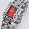 Reloj Cuadrado Estilo Romano con Diamantes y Movimiento 68