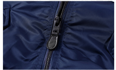 Chaqueta Piloto Hombre Coreana con Bordado de Béisbol - Image 10