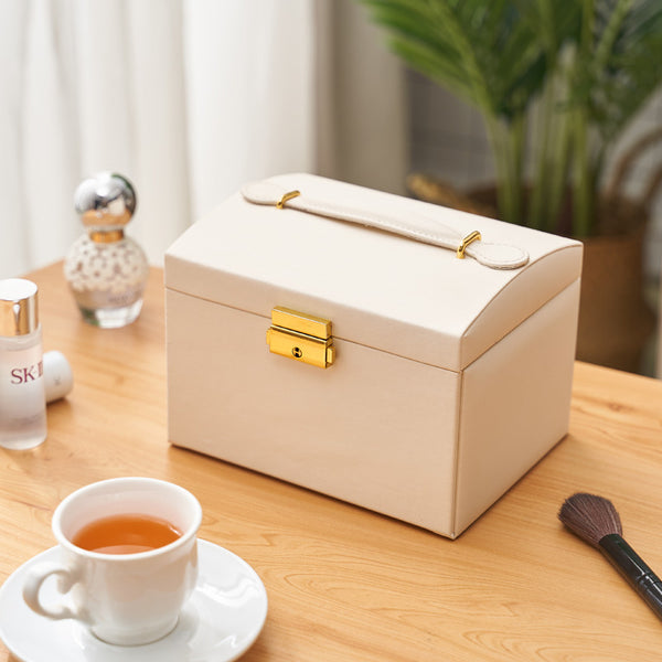 Caja Organizadora de Joyas con 3 Cajones - Almacenamiento Elegante y Funcional