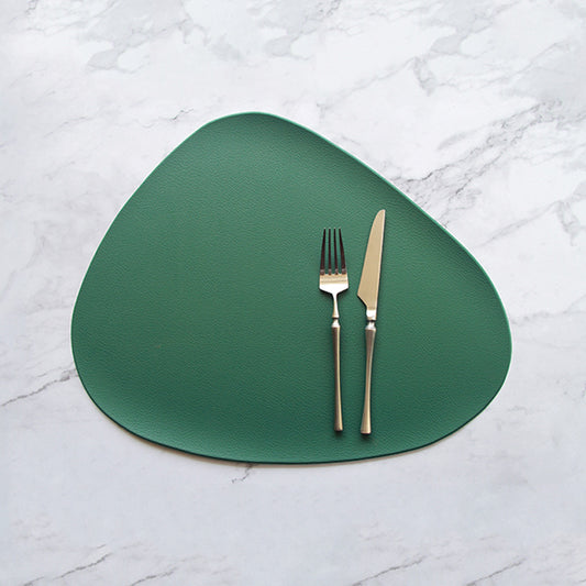 Mantel Individual Aislante de Cuero PU - Posavasos Antideslizante para Cocina - Image 2