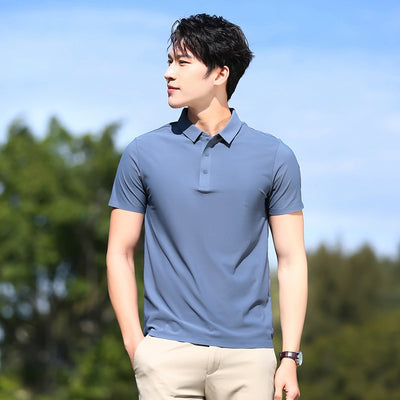 Polo Deportivo Hombre Ice Silk Elástico sin Costuras - Image 27
