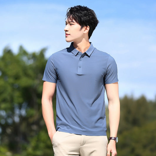 Polo Deportivo Hombre Ice Silk Elástico sin Costuras - Image 27