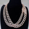 Cadena Cubana Moissanita Plata S925 - Collar de Lujo Brillante