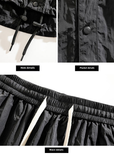 Conjunto de Dos Piezas: Shorts y Camisa Suelta de Cáñamo Transpirable - Image 12