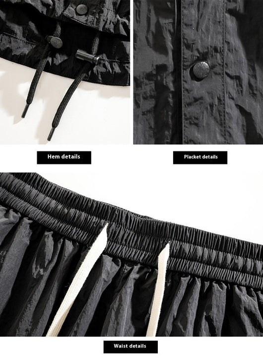 Conjunto de Dos Piezas: Shorts y Camisa Suelta de Cáñamo Transpirable - Image 12