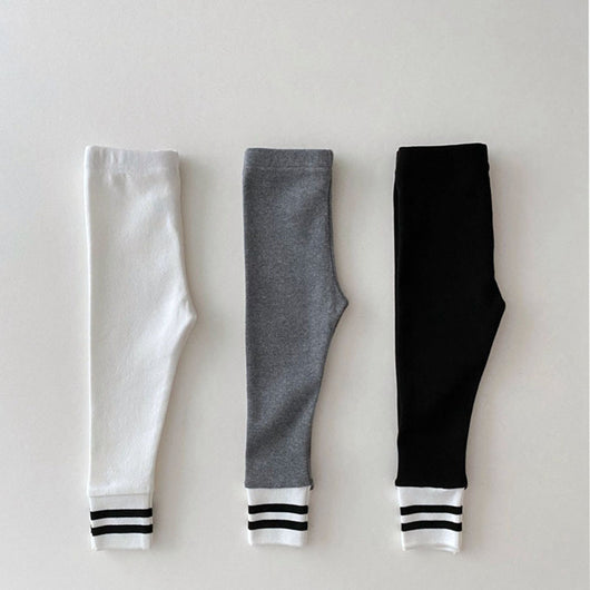 Leggings Rayados para Bebé - Pantalones Trendy Cómodos