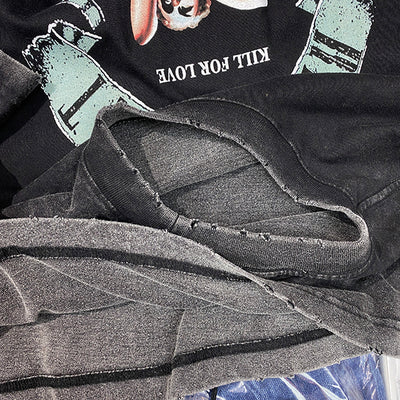 Remera Retro Urbana con Estampado de Serpiente - Estilo Callejero Europeo y Americano - Image 12