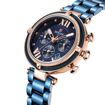 Reloj de Cuarzo Elegante para Mujer con Tres Ojos - Image 15