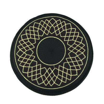 Gorra Islámica de Algodón con Bordado - Kufi Árabe para Oración - Image 3