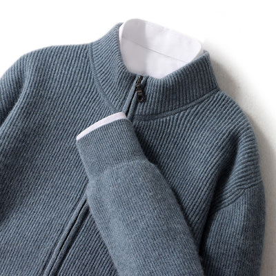 Suéter de Cachemira para Hombre Grueso y Elegante - Image 3