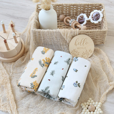 Babero Absorbente de Gasa Seis Capas para Bebé Recién Nacido - Image 4