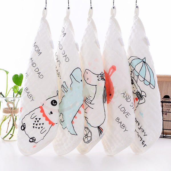 Toalla de Gasa de Algodón de Seis Capas para Bebés y Niños