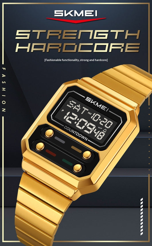 Reloj Digital Retro Multifuncional Resistente al Agua - Image 21