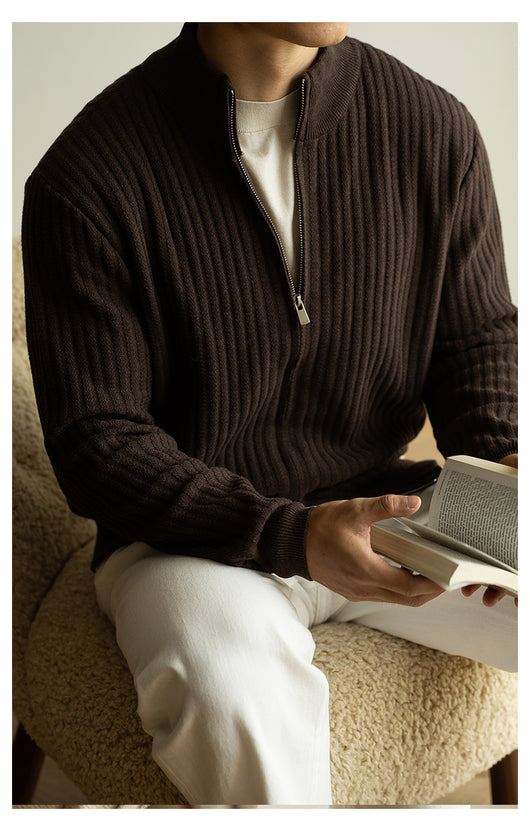 Cardigan con Cierre Casual para Hombre - Suéter Abrigo Versátil - Image 14