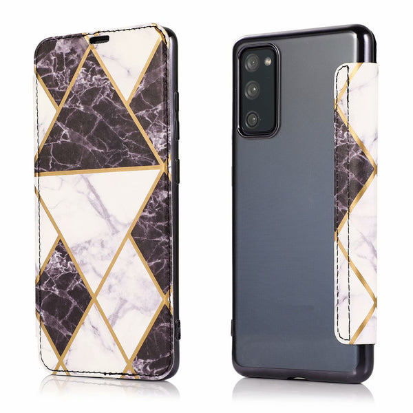 Funda de Cuero con Estampado Mármol para Samsung S20, S21, S20FE, Note20 y A51 - Image 3