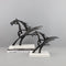 Escultura Decorativa de Caballo en Metal para el Hogar