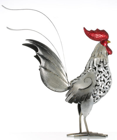 Gallo Decorativo de Hierro Forjado Artesanal - Image 8