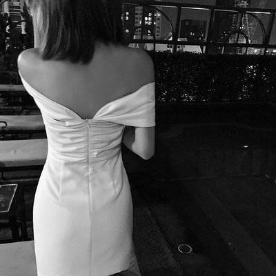 Vestido de Hombro Único Elegante y Sofisticado - Image 10