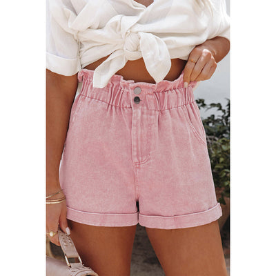 Shorts Talle Alto Lavados para Mujer - Versátiles y Modernos - Image 4