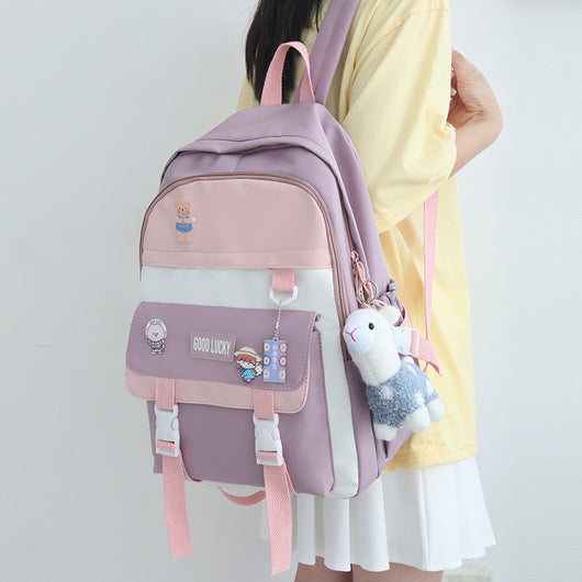 Mochila Escolar Minimalista para Adolescentes