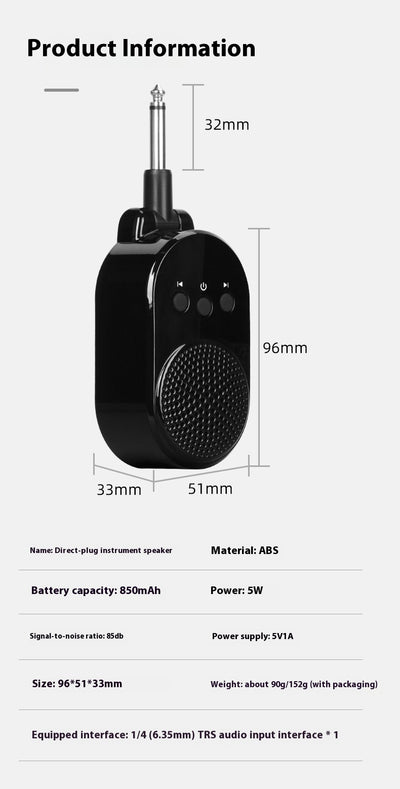 Amplificador de Sonido Portátil con Conexión Directa Mini Speaker - Image 6