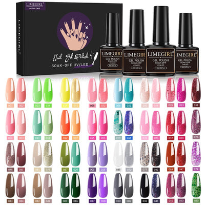 Set de 60 Colores de Esmalte de Uñas Removible con Adhesivo Funcional - Image 22