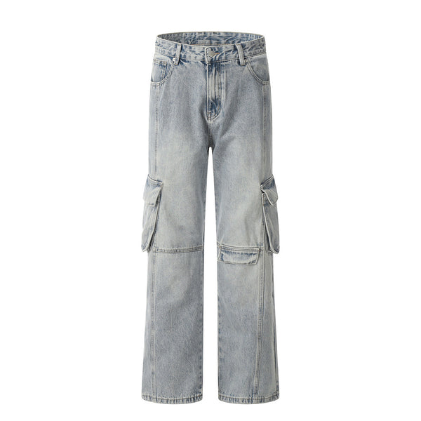 Overol Denim Punk para Hombre - Diseño Costura Reforzada
