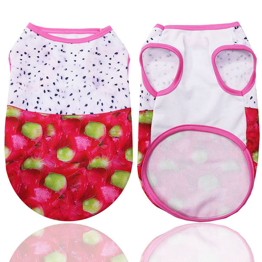 Ropa Fresca de Algodón para Mascotas - Diseño Ajustable Primavera Verano - Image 9