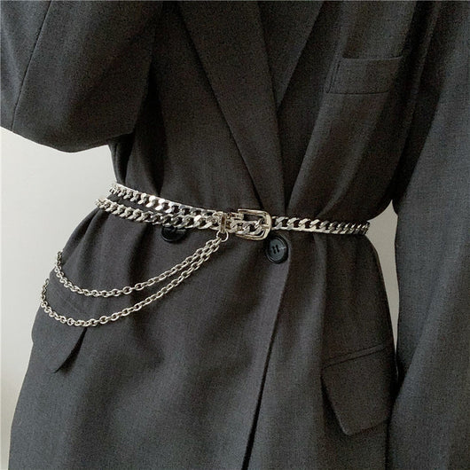 Cinturón Metálico Decorativo para Mujer - Cadena de Cintura Elegante para Jeans y Vestidos - Image 10
