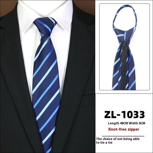 Corbata con Cierre Ejecutiva sin Nudo para Hombre - Image 38
