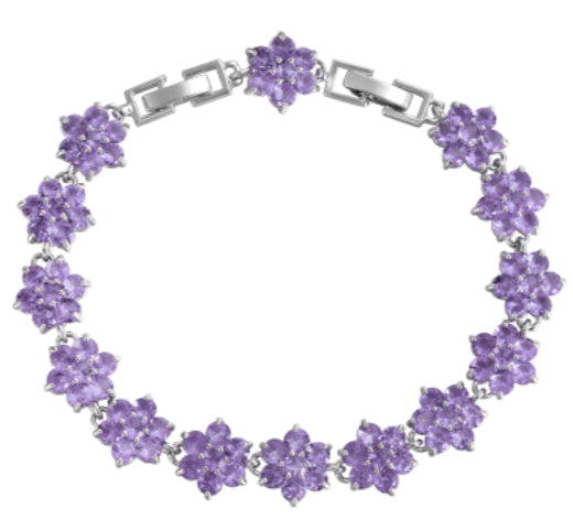 Pulsera Lotus de Diamantes Azules para Hombre - Cadena de Tenis Hip Hop Dopamina - Image 15