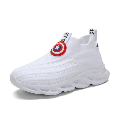 Zapatillas Tejidas Blancas para Niños - Comodidad y Estilo - Image 7