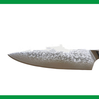 Cuchillo de Chef Damasco 8 Pulgadas - Diseño Patrón Roto con Mango Ergonómico - Image 8