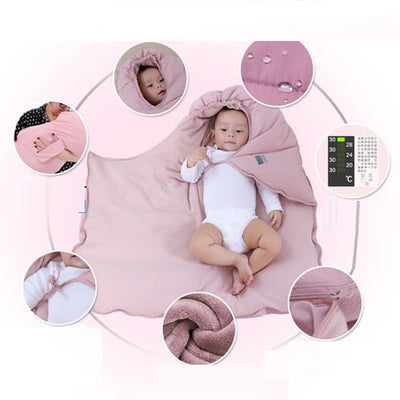 Saco de Dormir Acolchado para Bebé - Cálido y Seguro para Otoño e Invierno - Image 3