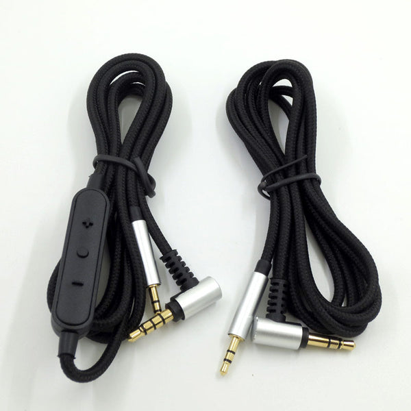 Cable Universal para Audífonos con Control y Micrófono 2.5mm