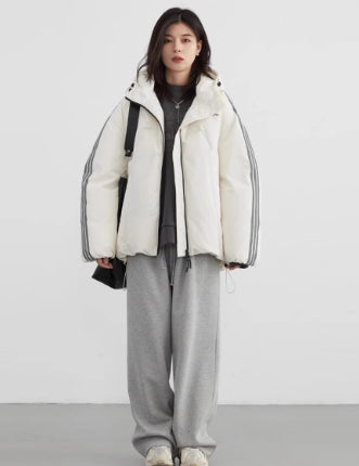 Pantalones Casuales de Cintura Alta con Cordón y Forro Polar - Image 11