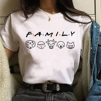 Playera Unisex con Estampado Cute de Cerdito Vegetariano - Image 4