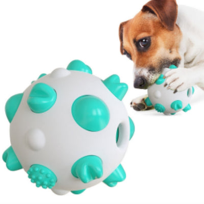 Juguete Pelota Interactiva para Perros - Limpieza Dental, Entrenamiento Mental y Alivio del Estrés