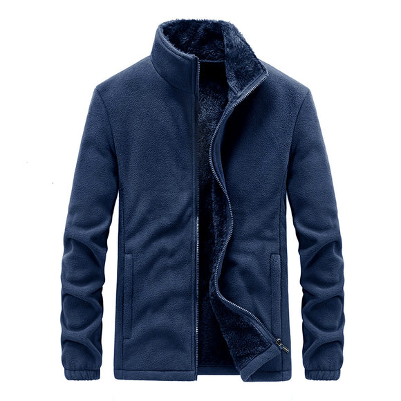 Chaqueta Polar Térmica Gruesa para Hombre - Abrigo Fleece Premium