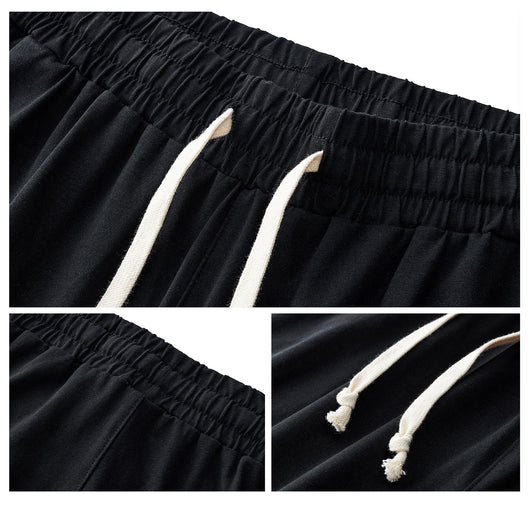 Pantalones Deportivos Rectos con Cordones para Hombre - Diseño Versátil - Image 32
