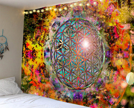 Tapiz Mandala Decorativo para Pared, Toalla de Playa y Manta de Meditación - Image 5
