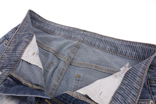 Pantalones Slim Fit Rectos con Estilo Urbano para Hombre - Image 3
