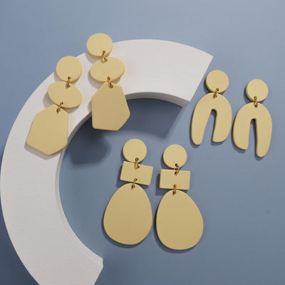 Aretes de Arcilla Cerámica con Acabado Goma Cremosa - Image 30