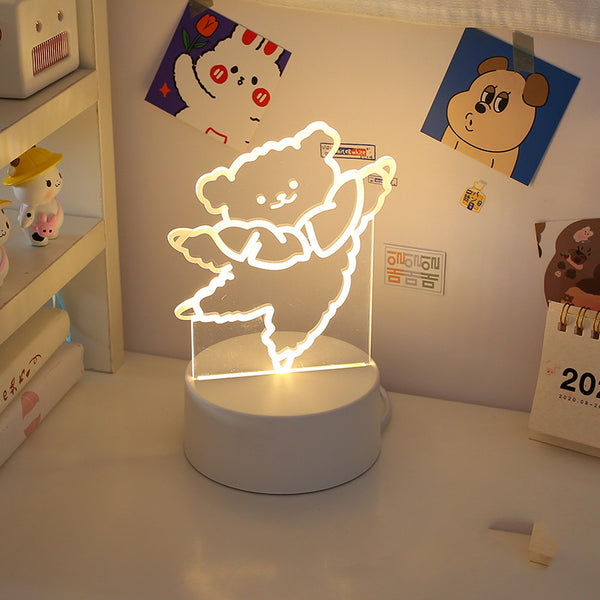 Lámpara Nocturna Creativa con Luz Suave para Dormir