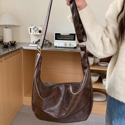 Bolso Retro de Gran Capacidad con Bandolera Ajustable para Mujer - Image 2