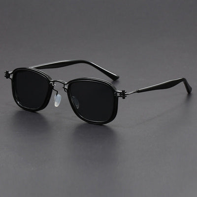 Gafas de Sol Retro Marco Cuadrado Metal - Image 3